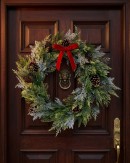 60cm Woodland Christmas Wreath With Tasmanian Cedar & Glitter Pinecones