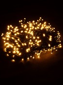 300 Warm White LED Concave Bulb WiFi Christmas String Lights - 15m