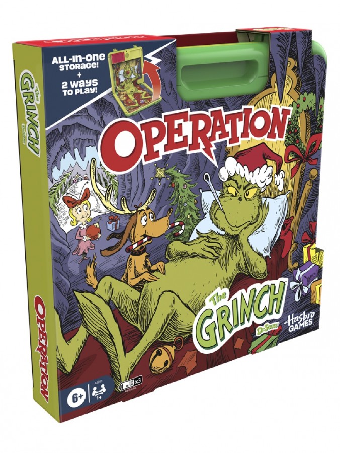 Official Hasbro Operation The Grinch Edition Game | Electronic Board Game