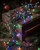 500 Multi Colour LED String Fairy Lights 8 Function With Timer | 25m