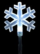 40 Cool White Lighting Connect LED Snowflakes String Light - 5m