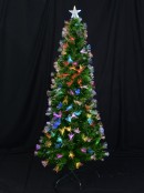 Fibre Optic Christmas Tree With Colour Changing LED Star - 2.3m