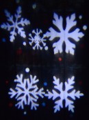 Moving Christmas & Party Icons Garden Laser Projector Light - 12m X 12m