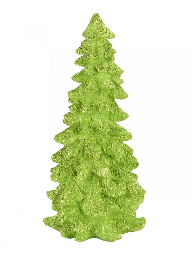 Green Ceramic Christmas Tree Ornament - 21cm
