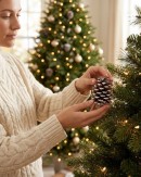 Natural White Snow Frosted Pinecones | 300g