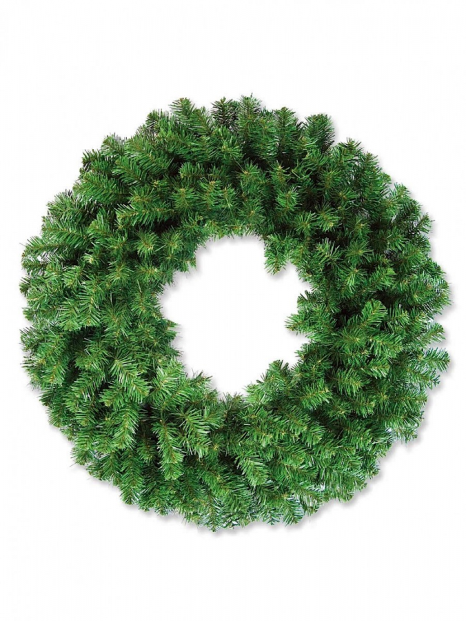 Giant Balsam Pine Needle Christmas Wreath With 354 Tips - 90cm