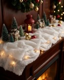 Dacron Artificial Snow Blanket | 2m Flame Retardant Professional Display Snow