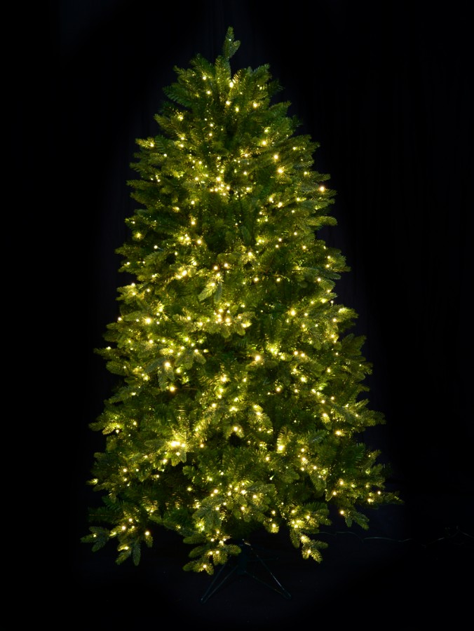 Magic Night Pre-lit Christmas Tree With Dual 1160 LED Lights & 1042 Tips - 1.8m