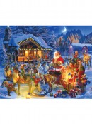 Winter Wonderland North Pole Scene Christmas Jigsaw Puzzle - 1000 pieces