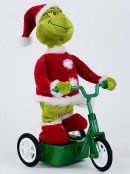 31cm Mr Grinch Singing On A Tricycle Scooter Animated Plush Toy