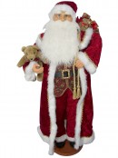 Singing & Dancing Santa With Teddy & Gifts - 1.5m