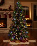 2.3m Glorious Pacific Green Dual LED Pre-Lit Tree | 1361 Tips & 550 Lights