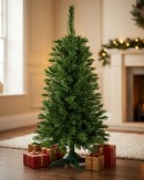 1.2m Valley Fir Evergreen Christmas Sapling Tree | 154 Tips & Attached Branches