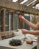 500 Warm White LED Solar String Fairy Lights 8 Function | 50m