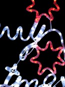 Southern Cross & Merry Christmas LED Rope Light Silhouette - 87cm
