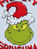 Merry Grinchmas Metal Christmas Hanging Sign Plaque - 15cm