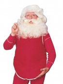 Santa Round Frame Novelty Costume Glasses - One Size Fits Most