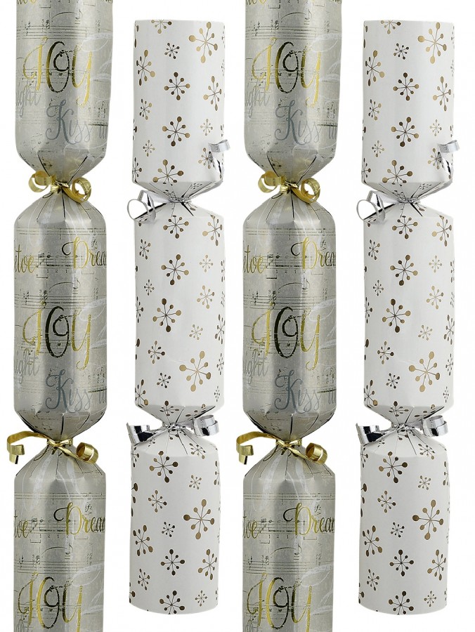 50x Sheet Music & Whimsical Star Christmas Bon Bons (Crackers) | Multi Size Pack