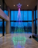 3.6m Outdoor Digital LED Gigantic Conical 3D Christmas Tree With App Control