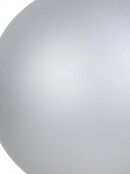 20cm Shiny Metallic Silver Large Display Christmas Bauble