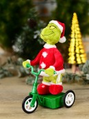 31cm Mr Grinch Singing On A Tricycle Scooter Animated Plush Toy