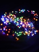 300 Multi Colour LED Concave Bulb WiFi Christmas Fairy String Lights - 15m