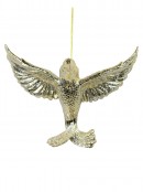 Champagne Hummingbird Hanging Ornament - 13cm