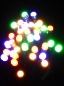 300 Multi Colour LED Mini Round Bulb Christmas Fairy String Lights - 30m
