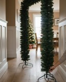 2.4m Balsam Fir Hedge Look Christmas Archway | 1200 Tips & Metal Frame
