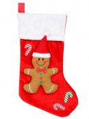 44cm Red Velvet Rosie Cheek Gingerbread Man Cookie Stocking