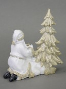 Traditional Santa Placing Gifts Under Christmas Tree Christmas Ornament - 18cm