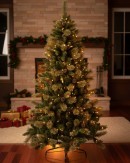 1.8m Dawn Dew Artificial Christmas Tree | 616 Tips & 43 Pine Cones