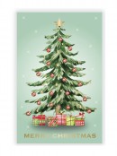 Traditional Design With Foil Highlights Christmas Greeting Cards - 10 x 175mm