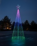 3.6m Outdoor Digital LED Gigantic Conical 3D Christmas Tree With App Control