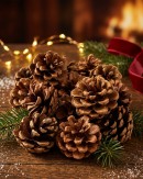 Natural Raw Jersey Pitch Pinecones | 150g