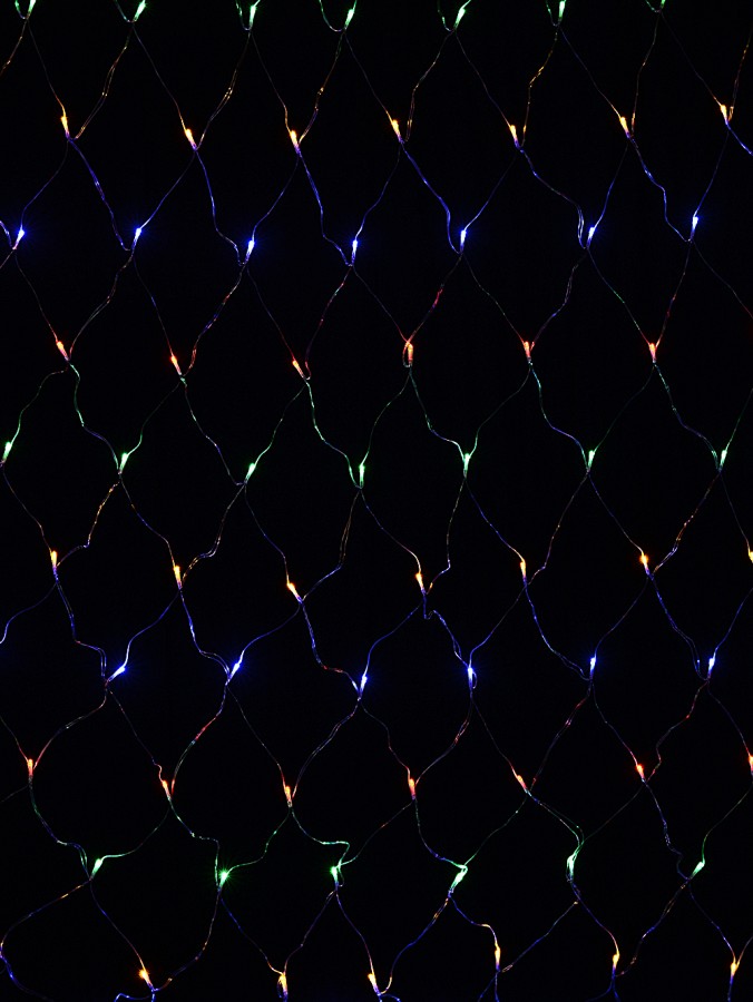 180 Multi Colour LED 1.8m x 1.8m Net Light