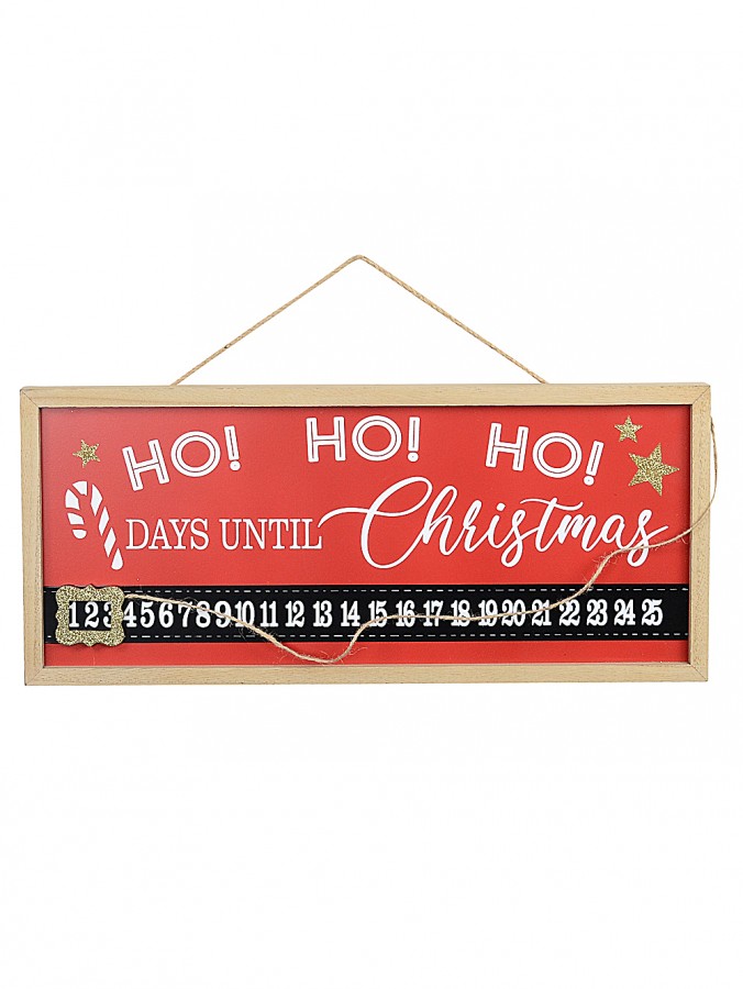 46cm Days Until Christmas Sign - December Date Or Day Counter