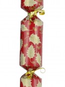 Red & Green With Gold Holly Leaf Design Christmas Bon Bons - 100 x 28cm