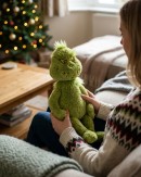 Official Dr. Seuss The Grinch Plush Toy | 40cm Soft Christmas Doll