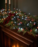 300 Red & Cool White LED String Fairy Lights 8 Function | 15m