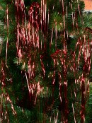 300 Metallic Red Tinsel Lametta Icicles