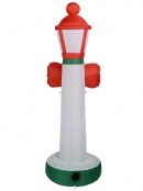 North Pole Street Lamp Illuminated Christmas Inflatable Display - 1.8m