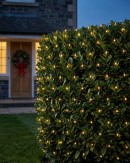 1024 Warm White LED Hybrid Solar & Electric Net Lights With Timer | 4m x 4m