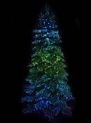 Dynamic Starry Night & Static Light Fibre Optic Tree - 1.8m