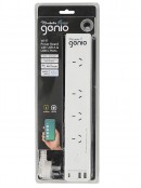Smart Mirabella Genio Wi-Fi Powerboard With Four Outlets & 3 USB Ports