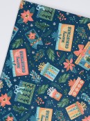 Assorted 3m x 70cm Christmas Decor, Icon & Motto Paper Gift Wrap