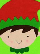 Elf With Dangling Legs Green Christmas Gift Santa Sack - 90cm