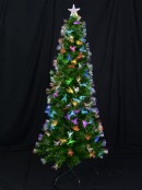 Fibre Optic Christmas Tree with Colour Changing LED Star - 1.8m