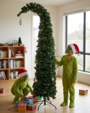 1.8m The Grinchmas Fir Slim Pop Up Christmas Tree | 523 Tips & Easy Setup