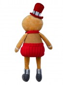 Dangling Leg Gingerbread Man | 47cm Soft Dapper Gentleman Plush Toy